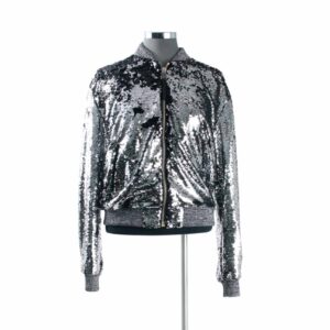 Golden Goose Silver Mx Fab BMB SQ Jacket Sz 42